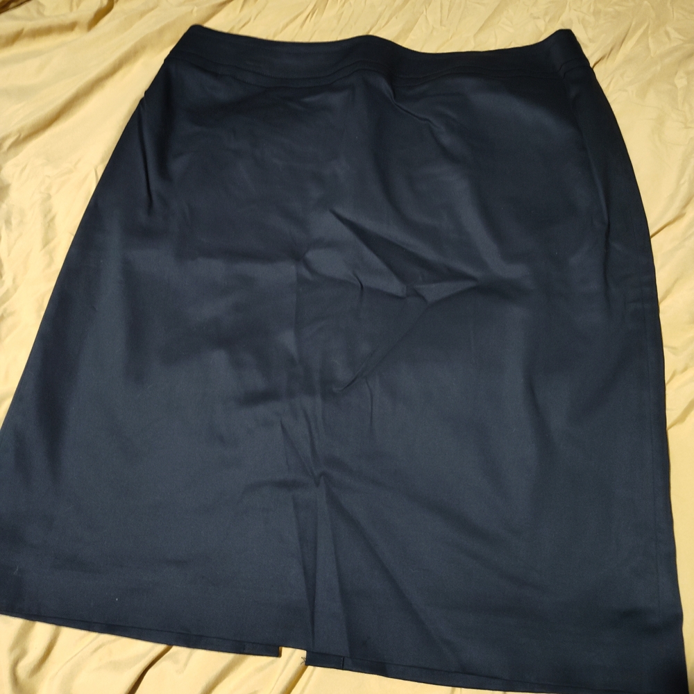 Talbots Navy Pencil Skirt
